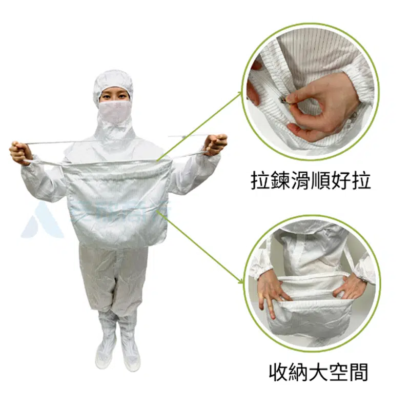 無塵側背收納包