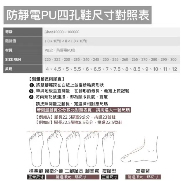 PU四孔鞋
