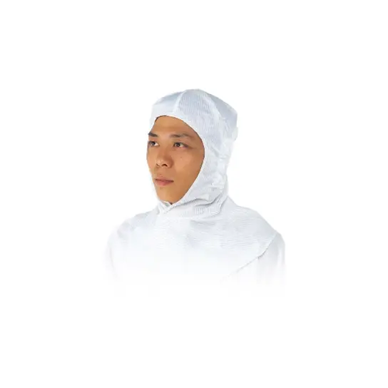 防靜電露臉披肩帽